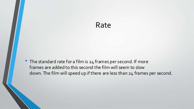 Cinematography Media Studies