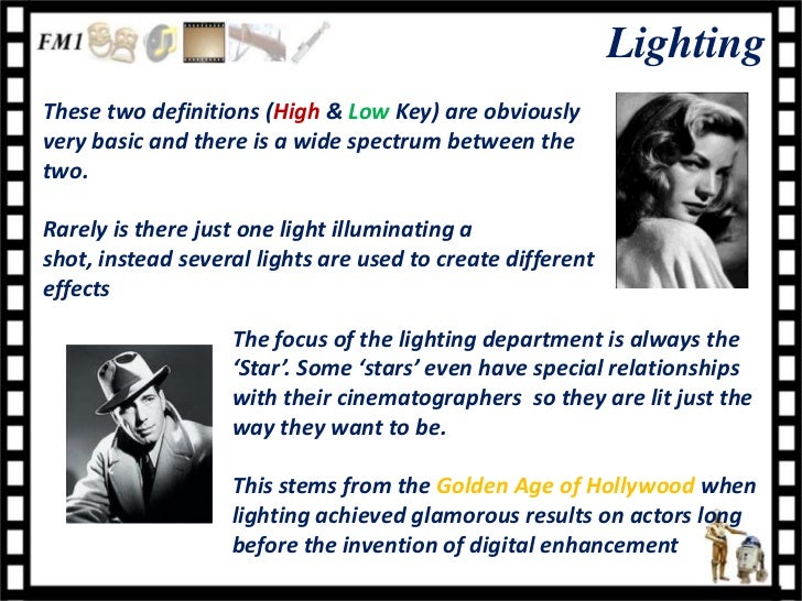 Cinematography lesson 4 lighting