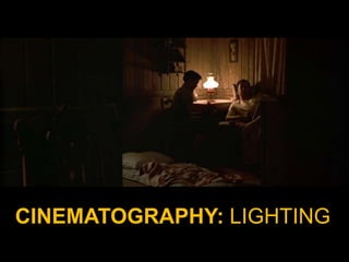 CINEMATOGRAPHY: LIGHTING
 