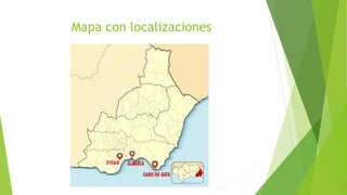 Mapa con localizaciones
 