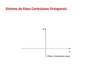 Sistema de Eixos Cartesianos Ortogonais
 