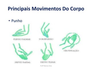Principais Movimentos Do Corpo
Profº Marcos Silva
• Punho
 