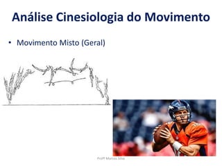 Profº Marcos Silva
• Movimento Misto (Geral)
Análise Cinesiologia do Movimento
 