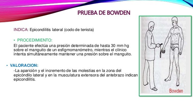 Cinesiterapia pruebas de codo