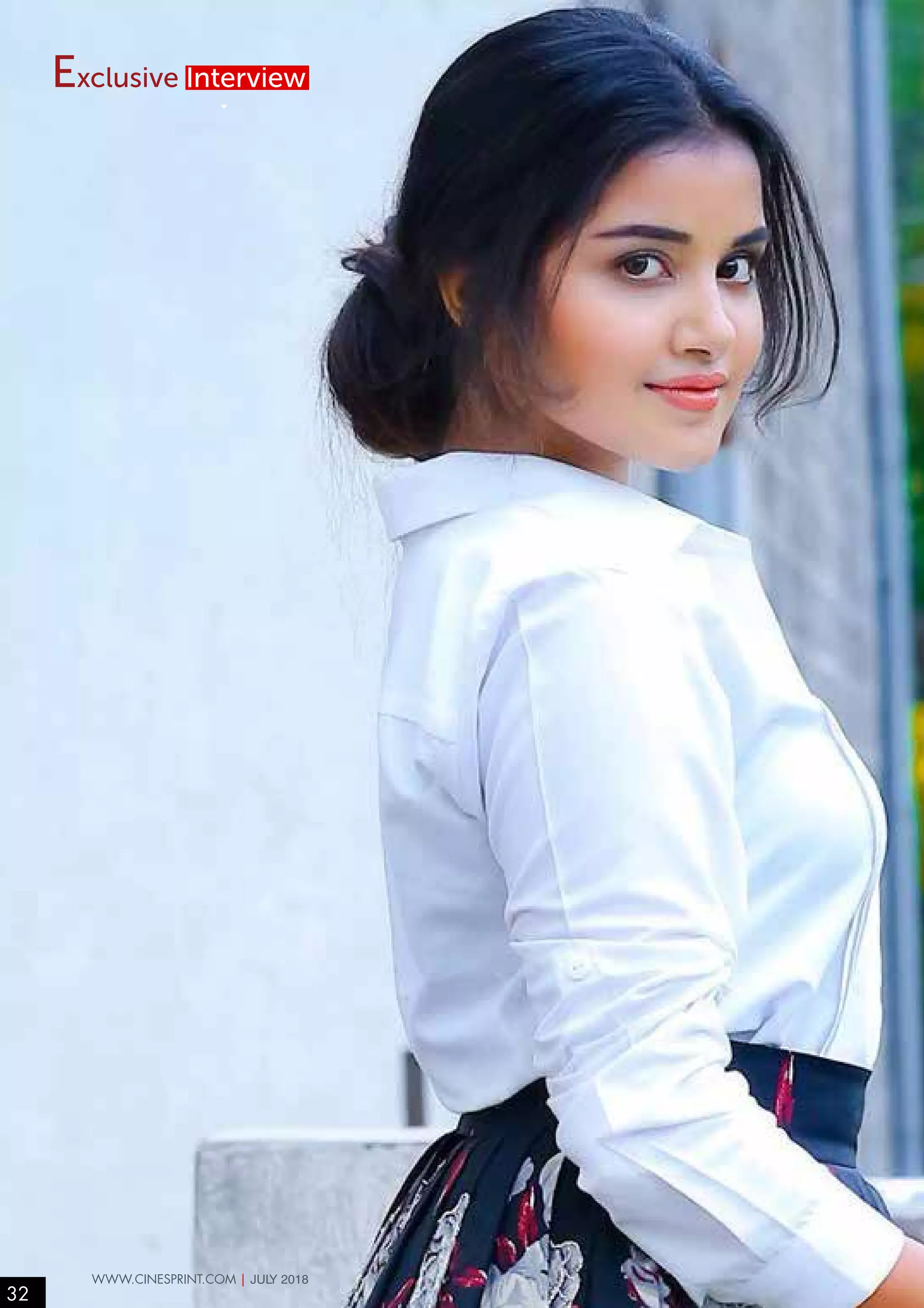 Exclusive Interview
32
WWW.CINESPRINT.COM | JULY 2018
 