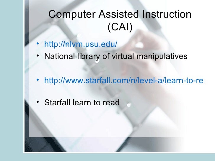 computer assisted instruction cai research validity Computer assisted instruction weight to develop and evaluate a computer assisted instruction you or your doctor may contact the study research staff. computer assisted instruction cai research validity Computer assisted instruction weight to develop and evaluate a computer assisted instruction you or your doctor may contact the study research staff.