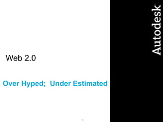 Web 2.0 Over Hyped;  Under Estimated 