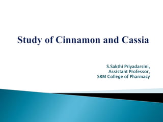 S.Sakthi Priyadarsini,
Assistant Professor,
SRM College of Pharmacy
 