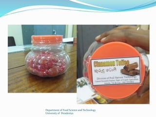 Department of Food Science and Technology 
University of Peradeniya 
 