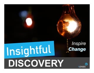 INCITE
DISCOVERY
Inspire
Change
 