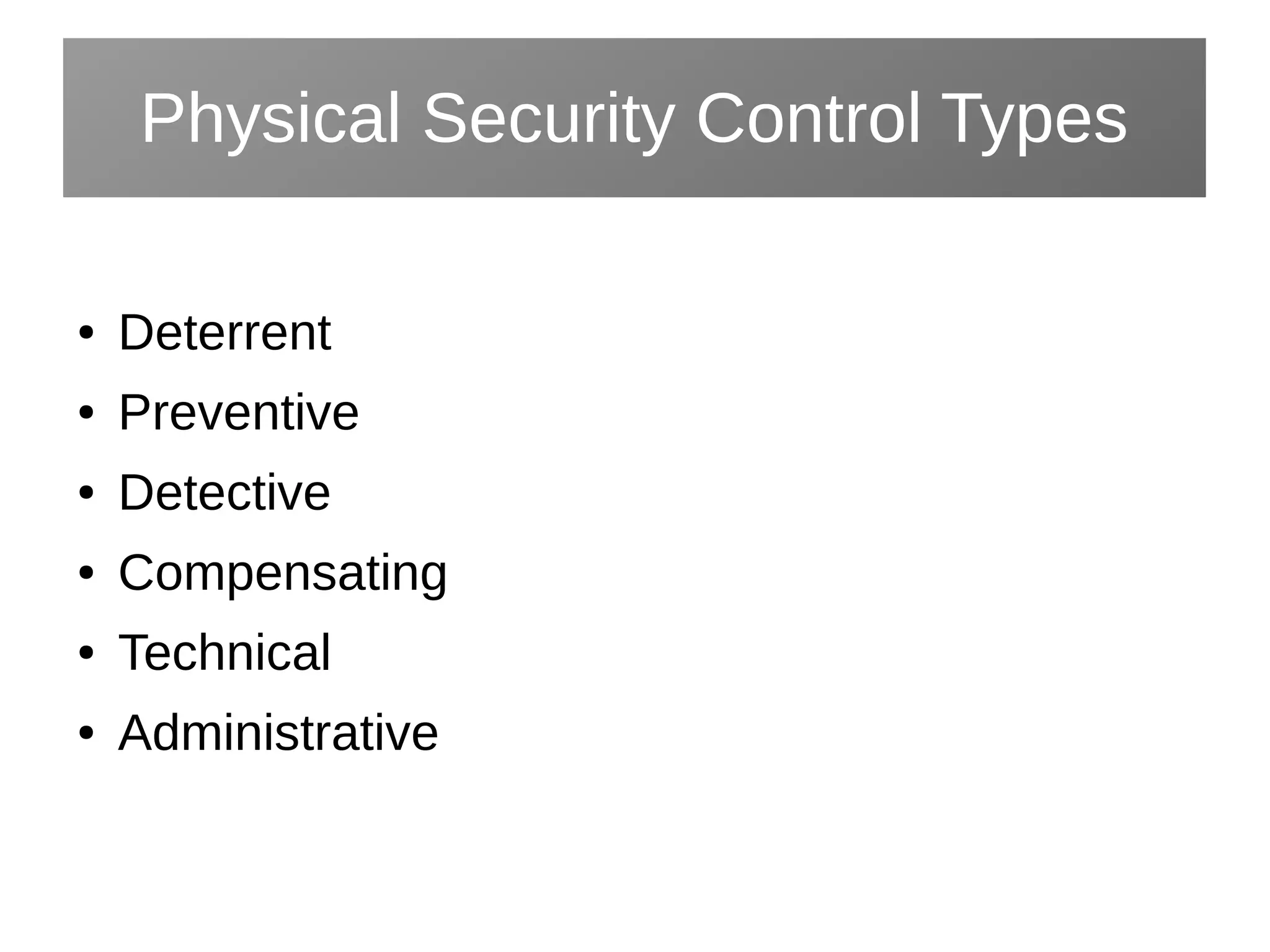 CiNPA Security SIG - Physical Security | ODP