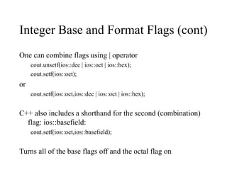 C++InputOutput.PPT