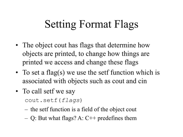 C++InputOutput.PPT