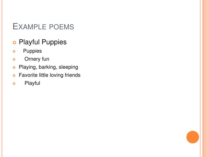 cinquain poem 1
