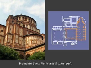 Bramante: Santa Maria delle Grazie (1493).
 