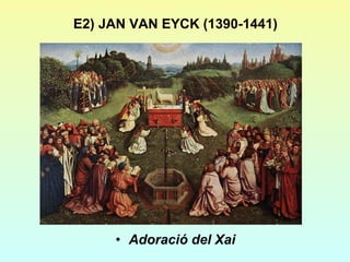 E2) JAN VAN EYCK (1390-1441) Adoració del Xai 
