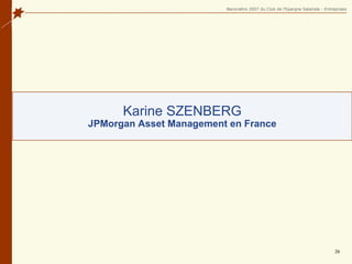 Karine SZENBERG JPMorgan Asset Management en France 