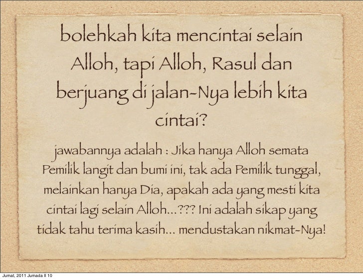 Cinta Vs Kasih Sayang