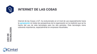 Internet de las Cosas o IoT, ha evolucionado en el nivel de uso especialmente hacia
la apropiación en todas las perspectiv...
