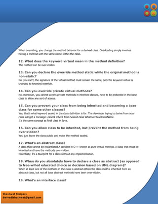 C# interview quesions