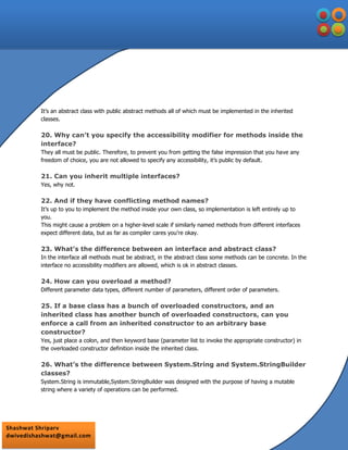 C# interview quesions