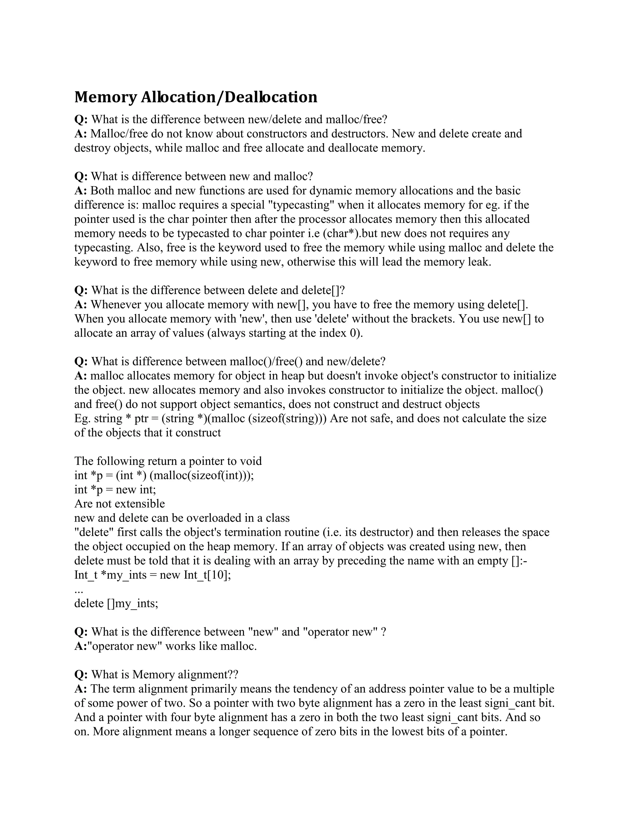 that let users access Nodes. Nodes are an implementation technique that is completely buried. 
This makes the LinkedList class safer (no chance a user will mess up the invariants and linkages 
between the various nodes), easier to use (users don't need to expend extra effort keeping the 
node-count equal to the actual number of nodes, or any other infrastructure stuff), and more 
flexible (by changing a single typedef, users could change their code from using LinkedList to 
some other list-like class and the bulk of their code would compile cleanly and hopefully with 
improved performance characteristics). 
#include // Poor man's exception handling 
class LinkedListIterator; 
class LinkedList; 
class Node { 
// No public members; this is a private class 
friend class LinkedListIterator; // A friend class 
friend class LinkedList; 
Node* next_; 
int elem_; 
}; 
class LinkedListIterator { 
public: 
bool operator== (LinkedListIterator i) const; 
bool operator!= (LinkedListIterator i) const; 
void operator++ (); // Go to the next element 
int operator* (); // Access the current element 
private: 
LinkedListIterator(Node* p); 
Node* p_; 
friend class LinkedList; // so LinkedList can construct a LinkedListIterator 
}; 
class LinkedList { 
public: 
void append(int elem); // Adds elem after the end 
void prepend(int elem); // Adds elem before the beginning 
... 
LinkedListIterator begin(); 
LinkedListIterator end(); 
... 
private: 
Node* first_; 
}; 
Here are the methods that are obviously inlinable (probably in the same header file): 
 