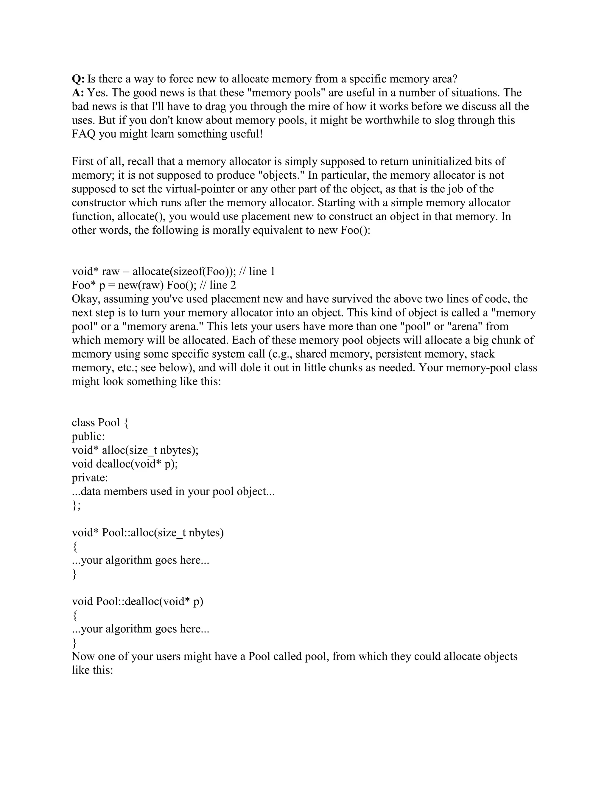 inline bool LinkedListIterator::operator== (LinkedListIterator i) const 
{ 
return p_ == i.p_; 
} 
inline bool LinkedListIterator::operator!= (LinkedListIterator i) const 
{ 
return p_ != i.p_; 
} 
inline void LinkedListIterator::operator++() 
{ 
assert(p_ != NULL); // or if (p_==NULL) throw ... 
p_ = p_-next_; 
} 
inline int LinkedListIterator::operator*() 
{ 
assert(p_ != NULL); // or if (p_==NULL) throw ... 
return p_-elem_; 
} 
inline LinkedListIterator::LinkedListIterator(Node* p) 
: p_(p) 
{ } 
inline LinkedListIterator LinkedList::begin() 
{ 
return first_; 
} 
inline LinkedListIterator LinkedList::end() 
{ 
return NULL; 
} 
Conclusion: The linked list had two different kinds of data. The values of the elements stored in 
the linked list are the responsibility of the user of the linked list (and only the user; the linked list 
itself makes no attempt to prohibit users from changing the third element to 5), and the linked 
list's infrastructure data (next pointers, etc.), whose values are the responsibility of the linked list 
(and only the linked list; e.g., the linked list does not let users change (or even look at!) the 
various next pointers). 
Thus the only get()/set() methods were to get and set the elements of the linked list, but not the 
infrastructure of the linked list. Since the linked list hides the infrastructure pointers/etc., it is 
 