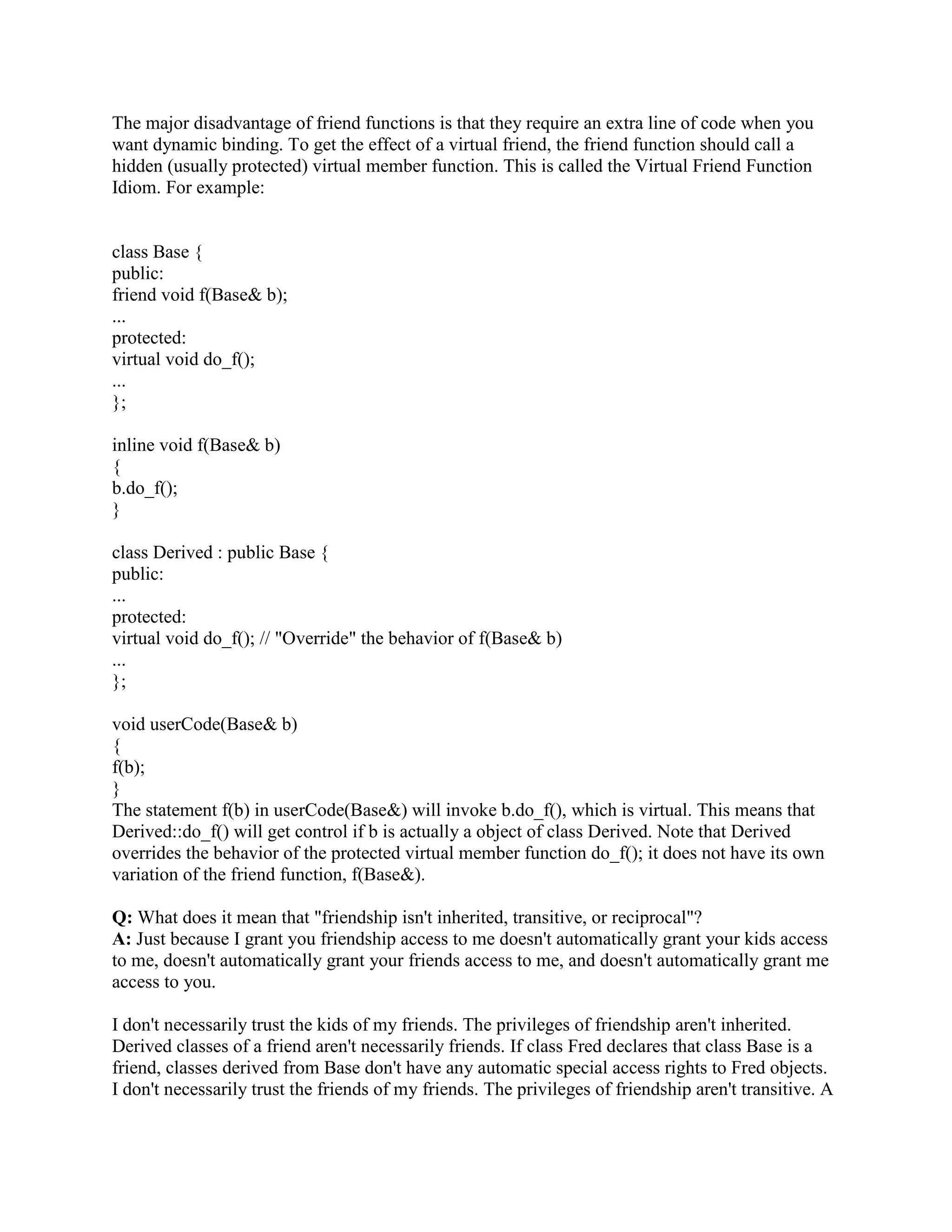 *****************************************************/ 
/** 
* Internal method to make subtree empty. 
*/ 
template 
void BinarySearchTree:: 
makeEmpty( BinaryNode *  t ) const 
{ 
if( t != NULL ) 
{ 
makeEmpty( t-left ); 
makeEmpty( t-right ); 
delete t; 
} 
t = NULL; 
} 
/** 
* Internal method to print a subtree rooted at t in sorted order. 
*/ 
template 
void BinarySearchTree::printTree( BinaryNode *t ) const 
{ 
if( t != NULL ) 
{ 
printTree( t-left ); 
cout  t-element  endl; 
printTree( t-right ); 
} 
} 
/** 
* Internal method to clone subtree. 
*/ 
template 
BinaryNode * 
BinarySearchTree::clone( BinaryNode * t ) const 
{ 
if( t == NULL ) 
return NULL; 
else 
return new BinaryNode( t-element, clone( t-left ), clone( t-right ) ); 
} 
TestBinarySearchTree.cpp 
------------------------ 
#include 
#include BinarySearchTree.h 
// Test program 
int main( ) 
{ 
const int ITEM_NOT_FOUND = -9999; 
BinarySearchTree t( ITEM_NOT_FOUND ); 
int NUMS = 4000; 
const int GAP = 37; 
int i; 
cout  Checking... (no more output means success)  endl; 
for( i = GAP; i != 0; i = ( i + GAP ) % NUMS ) 
t.insert( i ); 
for( i = 1; i  NUMS; i+= 2 ) 
t.remove( i ); 
 