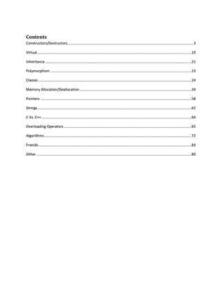 google interview coding questions | pdf | string... C++interviewquestions | PDF