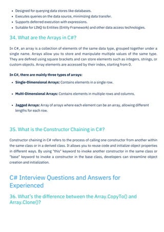 C# Interview Questions PDF By ScholarHat.pdf
