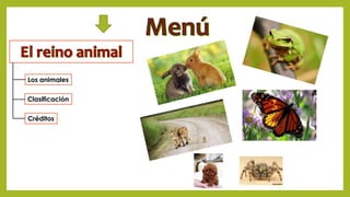 Los animales
Clasificación
Créditos
 