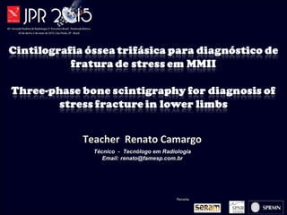 Teacher Renato Camargo
Técnico - Tecnólogo em Radiologia
Email: renato@famesp.com.br
 
