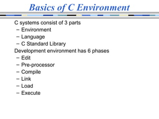 C intro | PPT
