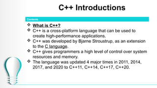 C++ Introduction C+ Conditions.pptx.pptx