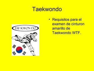 Taekwondo ,[object Object]