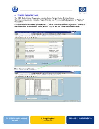 Data Excise Numbers CIN User Manual | PDF