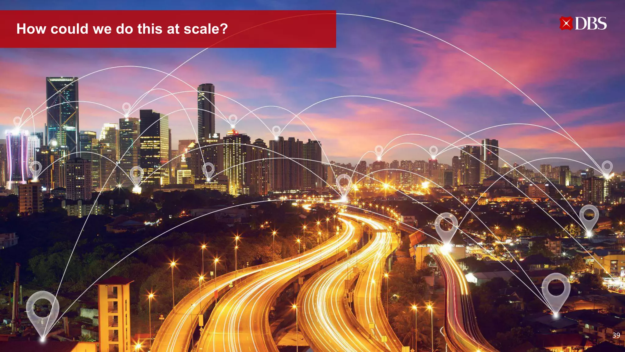 How could we do this at scale?
39
 