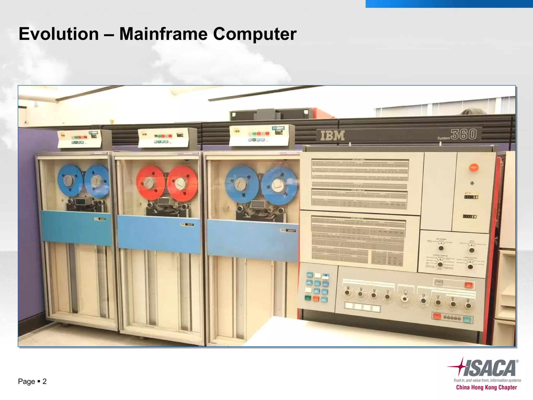 Evolution – Mainframe Computer Page     
