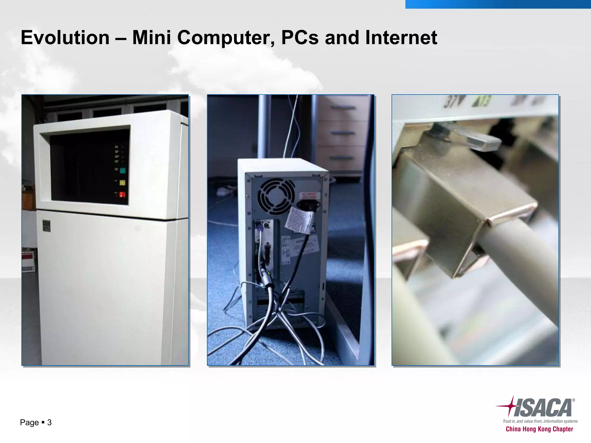 Evolution – Mini Computer, PCs and Internet Page     