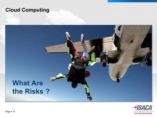 Cloud Computing Page     What Are  the Risks ? 