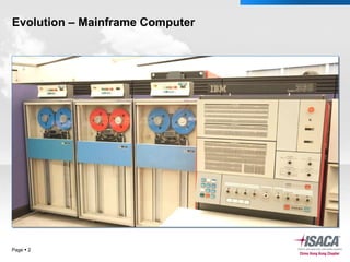 Evolution – Mainframe Computer Page     