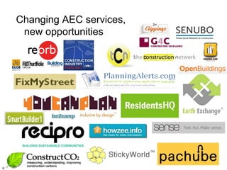 Changing AEC services,
      new opportunities




42
 
