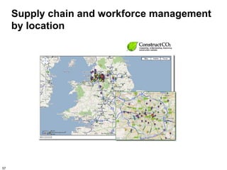 Supply chain and workforce management
     by location




57
 