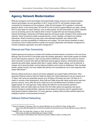 CIO Council's White Paper: Networks of the Future | PDF