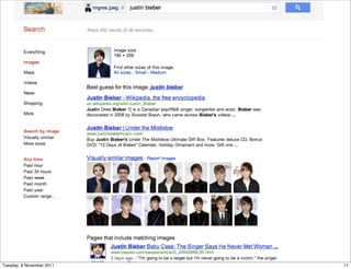 Tuesday, 8 November 2011   11
 