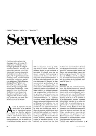 Serverless, Game-changer in Cloud Computing