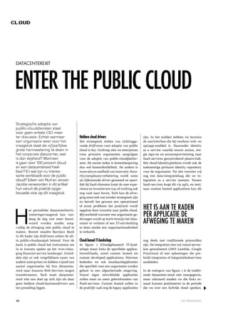 Cio magazine 3 18 enter the public cloud