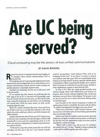 Are UC being served?