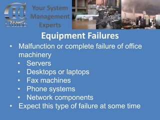 Preparing Your Business For A Disaster