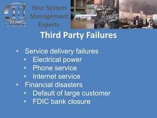 Preparing Your Business For A Disaster